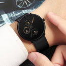 Relógio CRRJU 2268 Quartz Aço Inoxidável Ultra Fino - FRETE GRÁTIS - Picuí Magazine