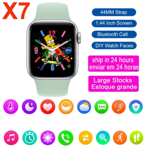 Relógio Smartwatch X7 Serie 6, Troca Pulseira Faz E Recebe Chamadas - Picuí Magazine