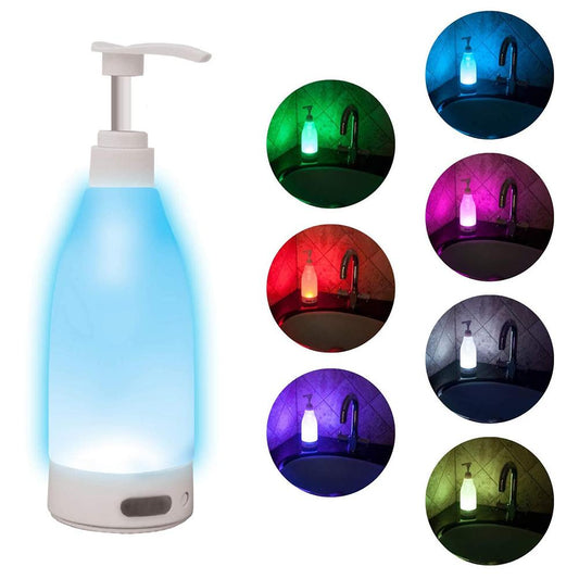 Dispenser de Sabão Glowing Led - Luz Noturna - Picuí Magazine