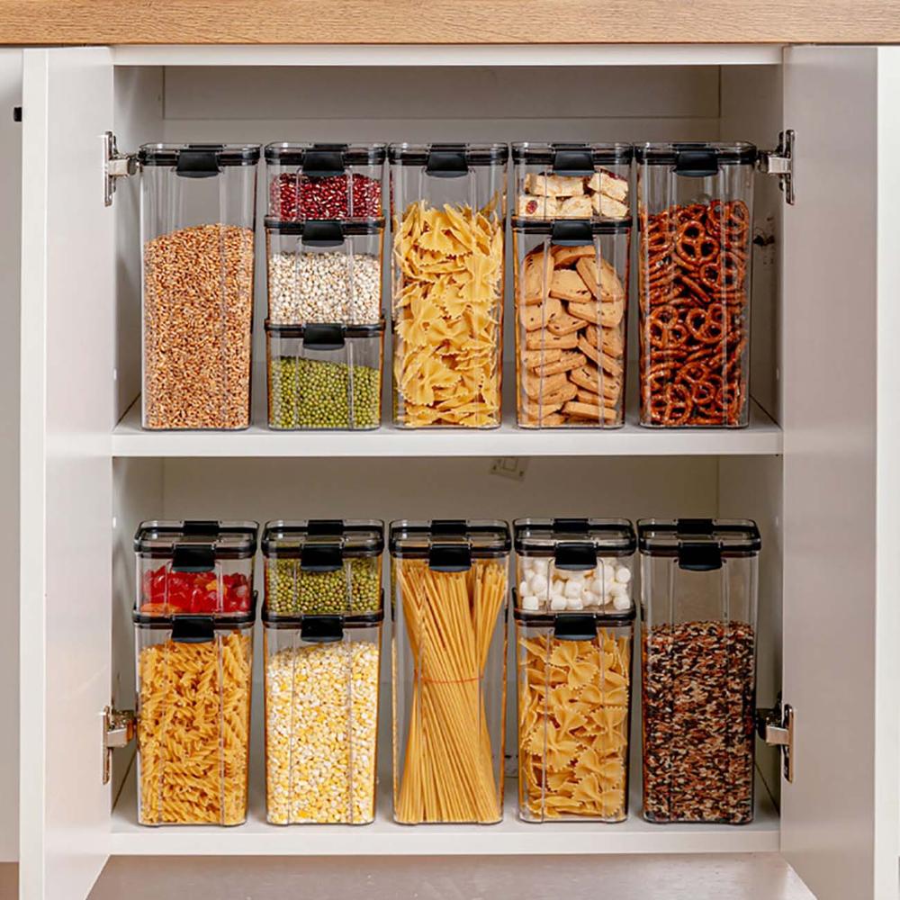 Porta Alimentos Transparentes 700/1300/1800ML - Picuí Magazine