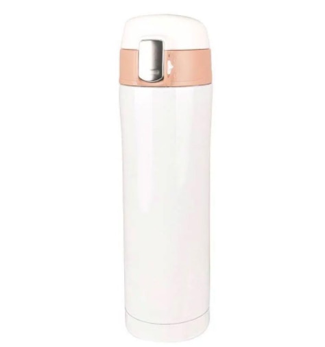 Garrafa Térmica 500ml Aço Inox Portátil. Viagem, Academia, Caminhada, Trabalho