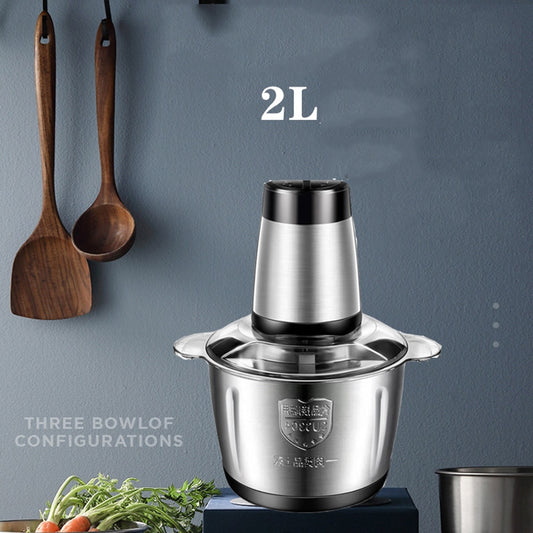 Tritura Max 300W 2L e 3L - Cutter Multiprocessador Profissional De Alimentos | Tensão: 220-240V - Picuí Magazine