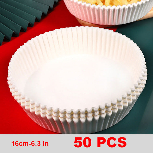 Cheesecake Air Fryer | Revestimento Anti-Sujeira - 25/50/75pcs - Picuí Magazine